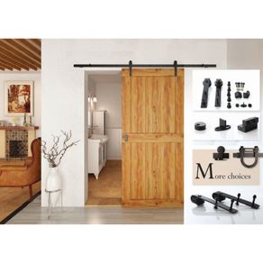 Rustic 100 Barn Door Sliding Rail Set 3M