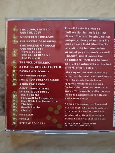 Ennio Morricone 4 CD Lot