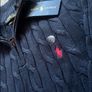 Navy Ralph Lauren Cable Kbit Quarter Zip - Size S Men Image 5