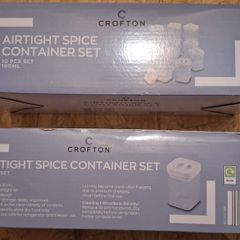 Crofton airtight spice container set X 2