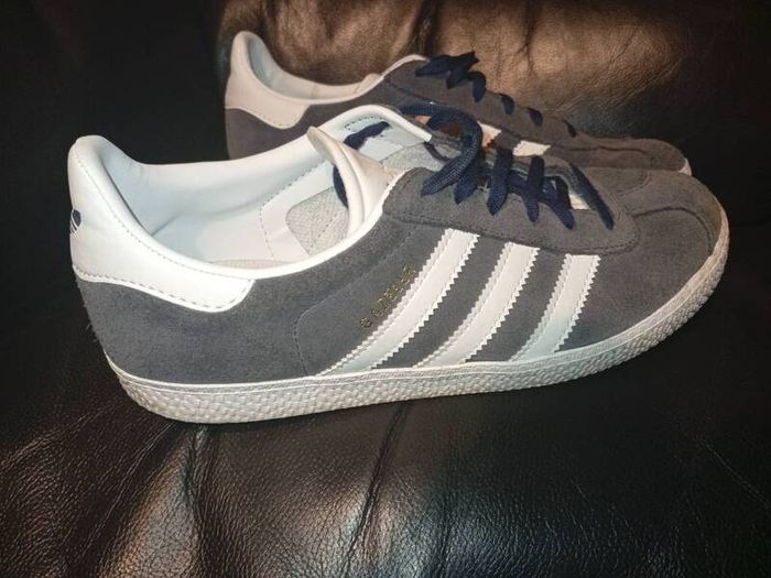 Adidas Gazelle Grey Suede Trainers