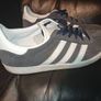 Adidas Gazelle Grey Suede Trainers Image 5