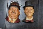Vintage Wall Plaques - Laurel &amp; Hardy (1984)