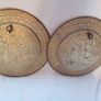 large brass plate pair Image 4