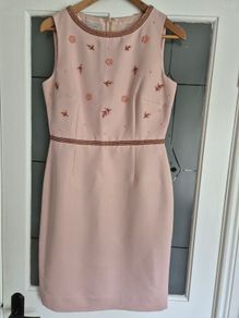 Hobbs pale pink dress Size 12