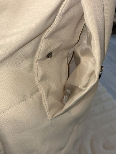 Ladies Oatmeal Hooded Coat from Vero Moda, Size Xs UK 6-8 / EU 34-36