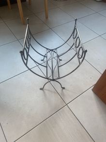 Castle Living Circle Design Folding Log Rack