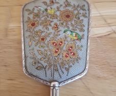Vintage Art Deco Style Hand Mirror