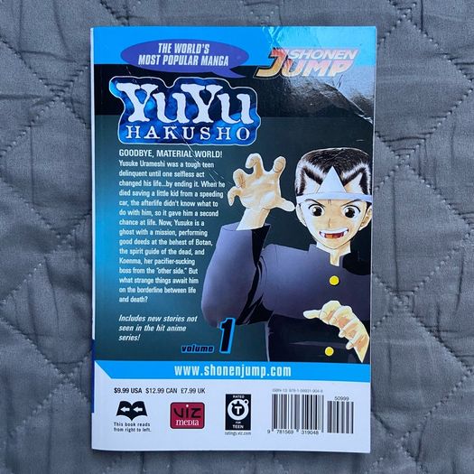 YuYu Hakusho Volume 1