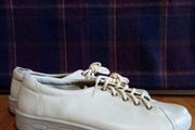 Ecco leather shoes light stone size 38 5