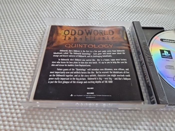 Oddworld Abe s Oddysee PlayStation1 Ps1 PlayStation2 Ps2 Games Original