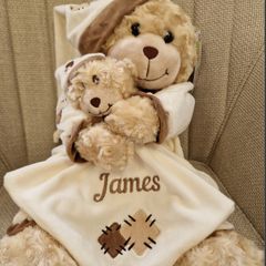 Personalised embroidery teddy bear with the name you want