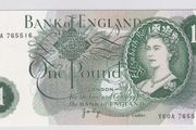 England "Page" One Pound note - Unc