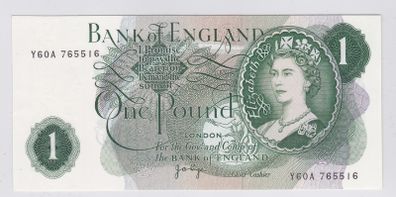 England "Page" One Pound note - Unc