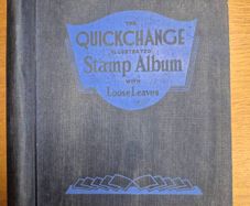 stamp album with stamps of the world