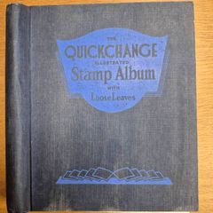 stamp album with stamps of the world