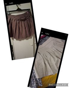2 skirts  say large but more 10 to 12