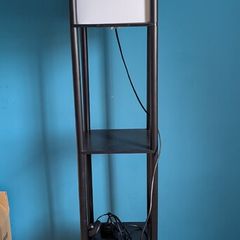 Floor lamp with shelves - Black