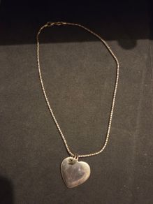 Italian 925 Sterling Silver Heart Necklace