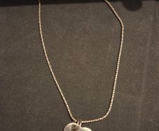 Italian 925 Sterling Silver Heart Necklace