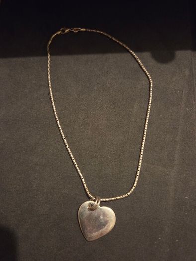 Italian 925 Sterling Silver Heart Necklace