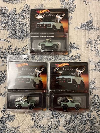 Hot Wheels Elite 64 Land Rover Defender 90 Pickup
