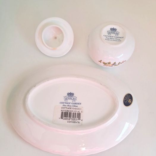 Aynsley Dish + Aynsley Small Trinket Dish + Lid