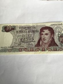 Argentina Banknote 10 Pesos