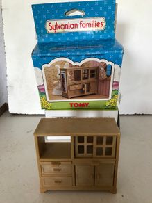 Vintage Sylvanian Families Double -Sided Kitchen Unit