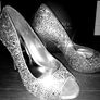 Benjamin Adams Silver leather shoes. Image 2