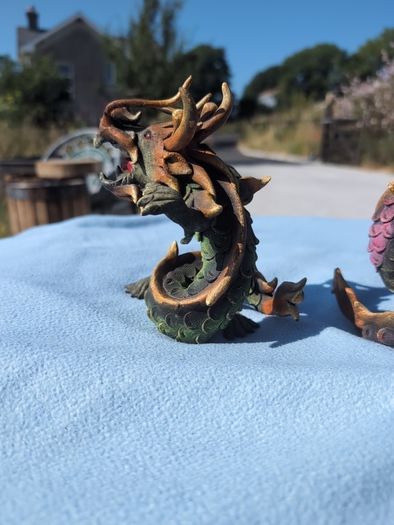 Coiled Chinese Dragon