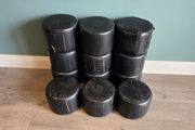 kids round Bales