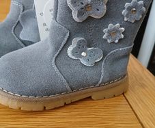 Toddler Grey Suede boots