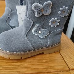 Toddler Grey Suede boots
