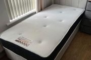 Single bed with mattress headboard included many colors