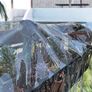 Transparent Tarpaulin, 420 g/m Pvc Clear Tarpaulin Waterproof Heavy Duty Clear PvcTarp With Eyelets Gazebo Side Panels Tear With Cable Ties, Elastic Ropes, Ties1x2m Image 6