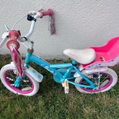 Girls bike with doll carier