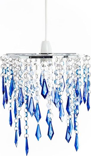 Ocean Ceiling Chandelier Acrylic Light Shade, Blue & Light Blue (FREE SHIPPING)