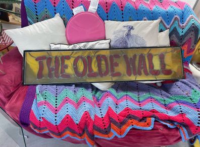 'The Olde Wall' - Pub Sign / Stained Glass