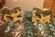 crystal rock book ends free postage