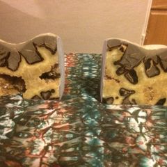 crystal rock book ends free postage