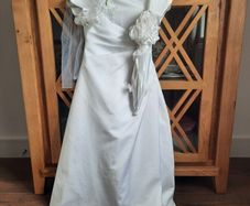 communion dress,communion parasol size 9 years