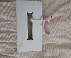 Pink Panther Tissue Wall Mount Vintage