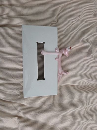 Pink Panther Tissue Wall Mount Vintage