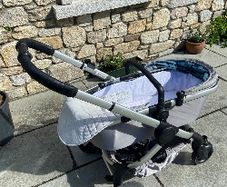iCandy Peach 5 Pram Pushchair Satin & Dove Grey