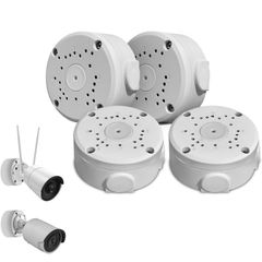 X001BUIAMB 107913036 WiTi Junction Box Deep Base 106mm Size for' Security Surveillance Cameras,