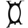 Dining Table Legs 2 pcs O-Frame Cast Iron Image 3