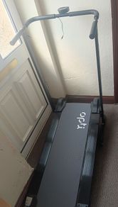 Non motorised folding treadmill