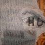 Fuzzy grey gillet, vest Image 4