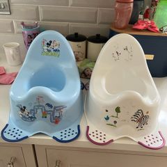 Free two potties and toilet seat trainer